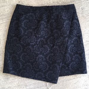 asymmetrical madewell mini skirt